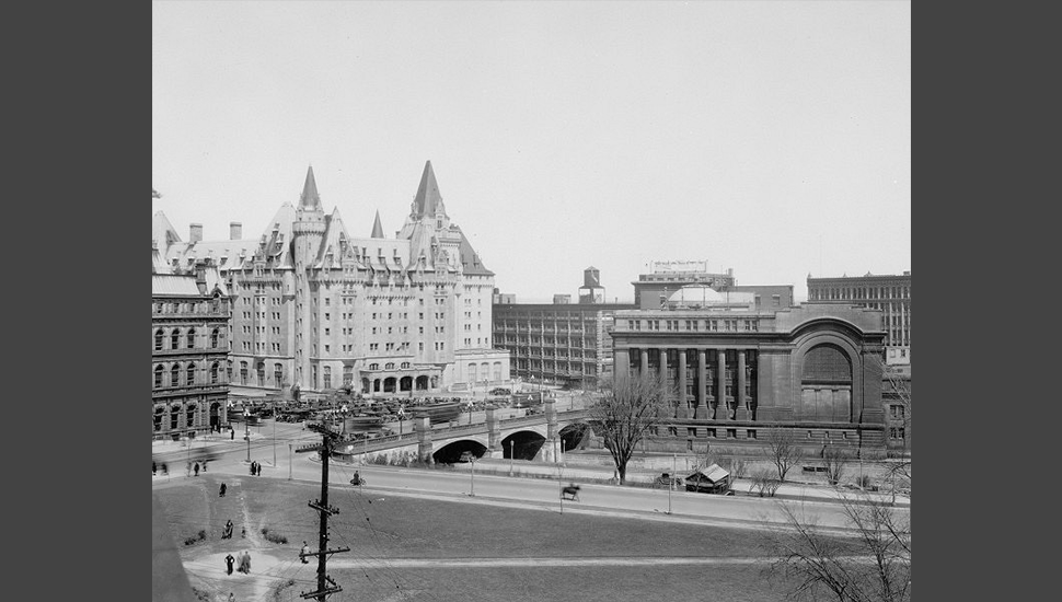 Grand Trunk Central Station and Chateau Laurier