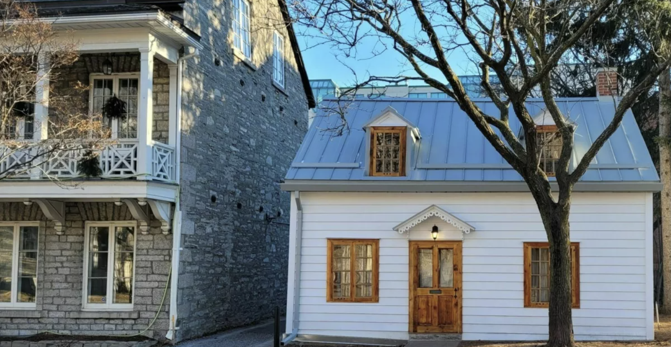 The restored Flavien Rochon House on St. Patrick Street in Lowertown.