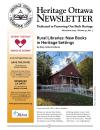 Heritage Ottawa Newsletter Cover (November 2025)