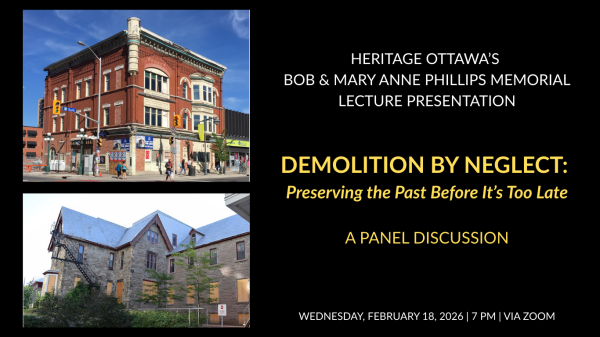 Lecture: Demolition by Neglect