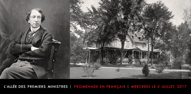 L'allée des Premiers ministres : Promenade en Français