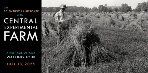 Photo of workers in Central Experimental Farm, Ottawa Canada.